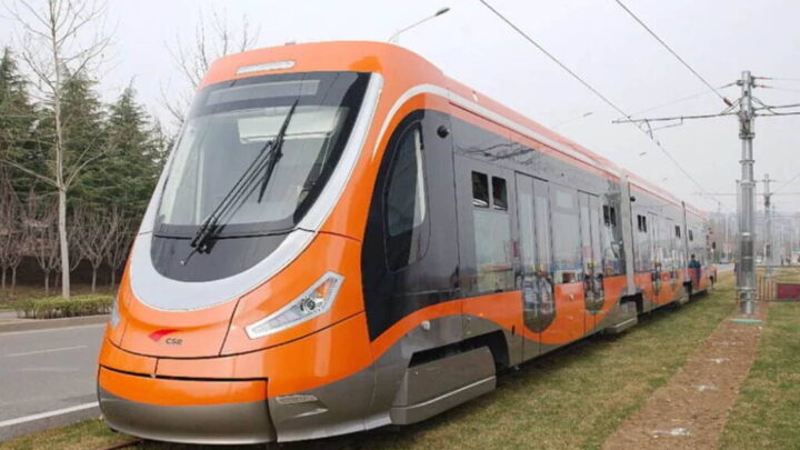 China has released a hydrogen-powered tram