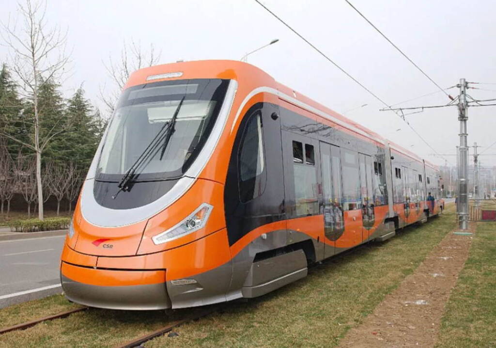 China has released a hydrogen-powered tram